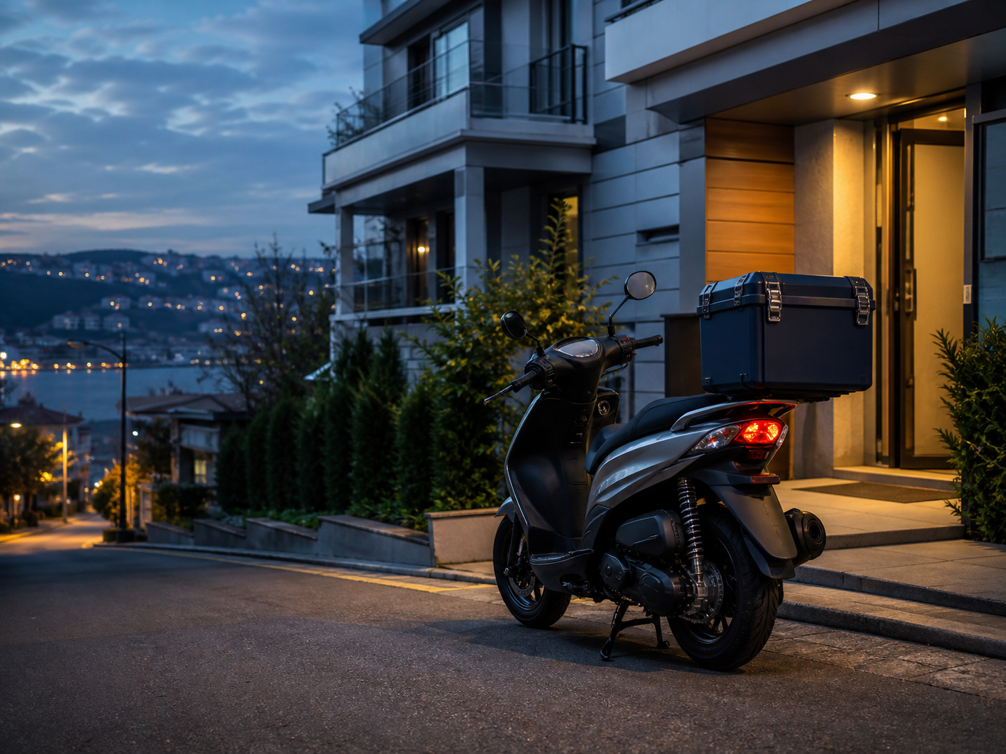 Kavacık Beykoz hattında motorize servis aracı